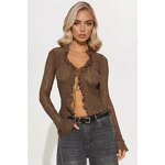Women Crop Top Manufacturer - Y2k Lace Club Wear Long Sleeve Sexy Top
