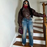 PU Leather Jacket Manufacturer - OEM Solid Cropped Streetwear Biker Jacket