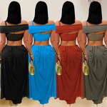 Party Dress Manufacturer - Custom One Shoulder See Through Mesh Maxi Dress