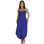 Women Jumpsuit Manufacturer - Custom Loose Strapless Backless Bodycon Romper