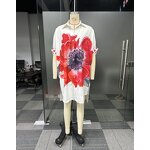 T-shirt Dress Manufacturer - Wholesale Short Sleeve Floral Print Plus Size Dress