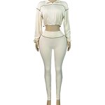 Women Tracksuit Manufacturer - Wholesale Custom Logo Cropped Zip Jacket Set