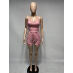 Pajama Set Manufacturer - Wholesale Silk Night Soft Lace 2 Piece Pajama Set