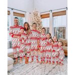 Family Pajamas Set Manufacturer - Wholesale Christmas Striped Matching Sleepwear Set