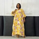 Plus Size Church Dress Manufacturer - Custom Half Lantern Sleeve Pocket Dress