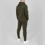 Men Tracksuit Manufacturer - Custom Solid Thick Zipper Hoodie Pants 4XL Set