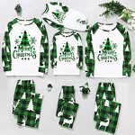 Christmas Pajamas Set Manufacturer - Custom Plaid Xmas Family Matching Pajamas Set