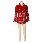 Women Blouse Manufacturer - Wholesale Long Sleeve Sequin Party Loose Blouse