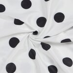 Mini Dress Manufacturer - Custom Cut Out Halter Neck Puffy Dot Dress