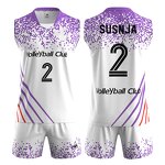 Sportswear Set Factory - Wholesale Custom Sleeveless Volleyball Jersey Set