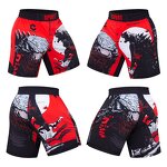 MMA Fight Shorts Supplier - Men's Custom Logo Quick Dry Spandex Casual