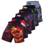 MMA Fight Shorts Supplier - Men's Custom Logo Quick Dry Spandex Casual