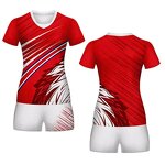 Sportswear Set Factory - Wholesale Custom Sleeveless Volleyball Jersey Set