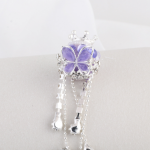 Butterfly Crown With Rhinestone Chain Ball Beads for Pen DIY Phone Necklace Keychain Accessories