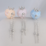 Color Changing Bead Crown Mermaid Ball Beads Flower DIY Phone Keychain Pen Necklace Accessories