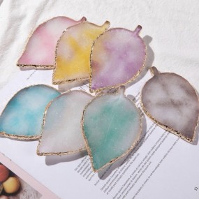 Wholesale Leaf Shape Nail Art Palette Nail Art Polish Palette Painting Tip Display Tool Supplier for Salon