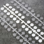 批发圆形颜色图表120个/袋。指甲油练习指甲提示展示指甲油颜色目录