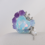 Color Changing Beads Heart Rhinestone Zircon Crown DIY Bead for Pen Necklace Chain Making Accessories