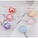 Color Changing Bead Crown Mermaid Ball Beads Flower DIY Phone Keychain Pen Necklace Accessories