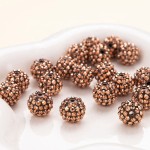 Wholesale Bling Resin Rhinestone Ball Beads for Diy Pen Jewelry Chain Making Necklace Bracelet Craft