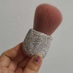 采购产品批发钻石处理指甲灰尘刷Bling化妆刷工具美甲灰尘刷指甲供应商