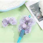 1pc Lace Bowknot Luxury Rhinestone Flower DIY Beads for Pen Phone Chain