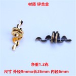 New Alloy Snake Alloy Hair Charms Braids Accessories Hair Jewelry for Dreadlocks Decoration
