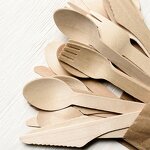 Ice Cream Spoon Manufacturer - Eco-friendly Birchwood Foodgrade Salad Servers