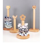 Paper Towel Rack Manufacturer - Modern Solid Wood Vertical Space-Saving Storage