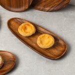 Sushi Serving Tray Manufacturer - Japanese Style Eco-Friendly Wooden Appetizer Plate