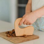 Wooden Toy Knife Manufacturer - Customized Safe Baby Food Cutting Montessori Knife