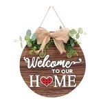 Wall Decor Manufacturer - Christmas Easter Rustic Engraved Flower Wooden Hanging