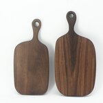 Cutting Board Manufacturer - 2023 Custom Dark Walnut Solid Wood Laser Engraved