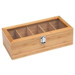 Tea Box Manufacturer - Wholesale Custom Luxury Bamboo Wood Acrylic Lid Box