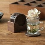 Wood Coaster Set Manufacturer - Customized Mini Craft Wooden Pallet Coaster Set