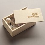 Keepsake Box Manufacturer - Polished Solid Wood Square Slide Lid Jewelry Box