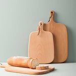 Cutting Board Manufacturer - Double Side Apple Shaped Wood Chopping Board