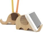 Phone Stand Manufacturer - OEM Hand Made Solid Wood Creative Desk Holder