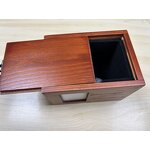 Pet Urn Manufacturer - ODM Polished Square Wooden Ashes Storage Box