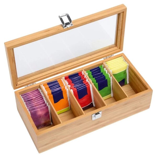 Tea Box Manufacturer - Wholesale Custom Luxury Bamboo Wood Acrylic Lid Box
