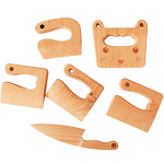 Wooden Toy Knife Manufacturer - Educational Kids Cute Animal Kitchen Montessori Set