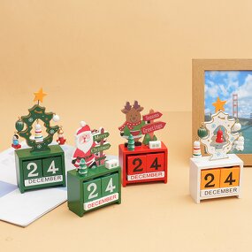 Advent Calendar Manufacturer - Custom DIY Number Date Boxwood Christmas Countdown