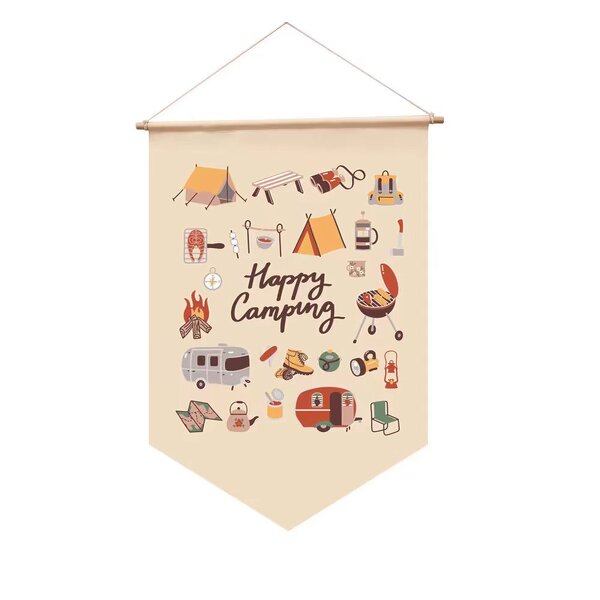Christmas Banner Manufacturer - Custom Merry Christmas Canvas Wall Hanging Poster