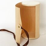 Wine Gift Box Manufacturer - Eco-Friendly Polished Round Birch Veneer Bottle Box