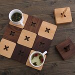 Wood Coaster Manufacturer - Durable Heat Resistant Eco-Friendly Drink Cup Mat