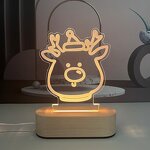 Wooden Lamp Base Manufacturer - Hot Sale Warm Light USB Led Night Light Base