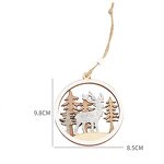 Christmas Ornament Manufacturer - Custom DIY Unfinished Wooden Tree Hanging Decor