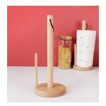 Paper Towel Holder Manufacturer - Modern Wooden Vertical Free Standing Tissue Rack