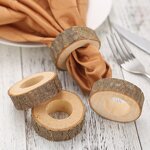 Napkin Rings Manufacturer - Handmade Rustic Acacia Wood Bulk Wedding Decor