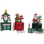 Advent Calendar Manufacturer - Boxwood Perpetual Calendar Desktop Christmas Decoration